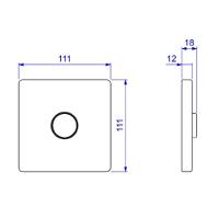 Valvula Descarga Deca Hydra Plus 1 1/2 Cromada 2555.c.112 - 2