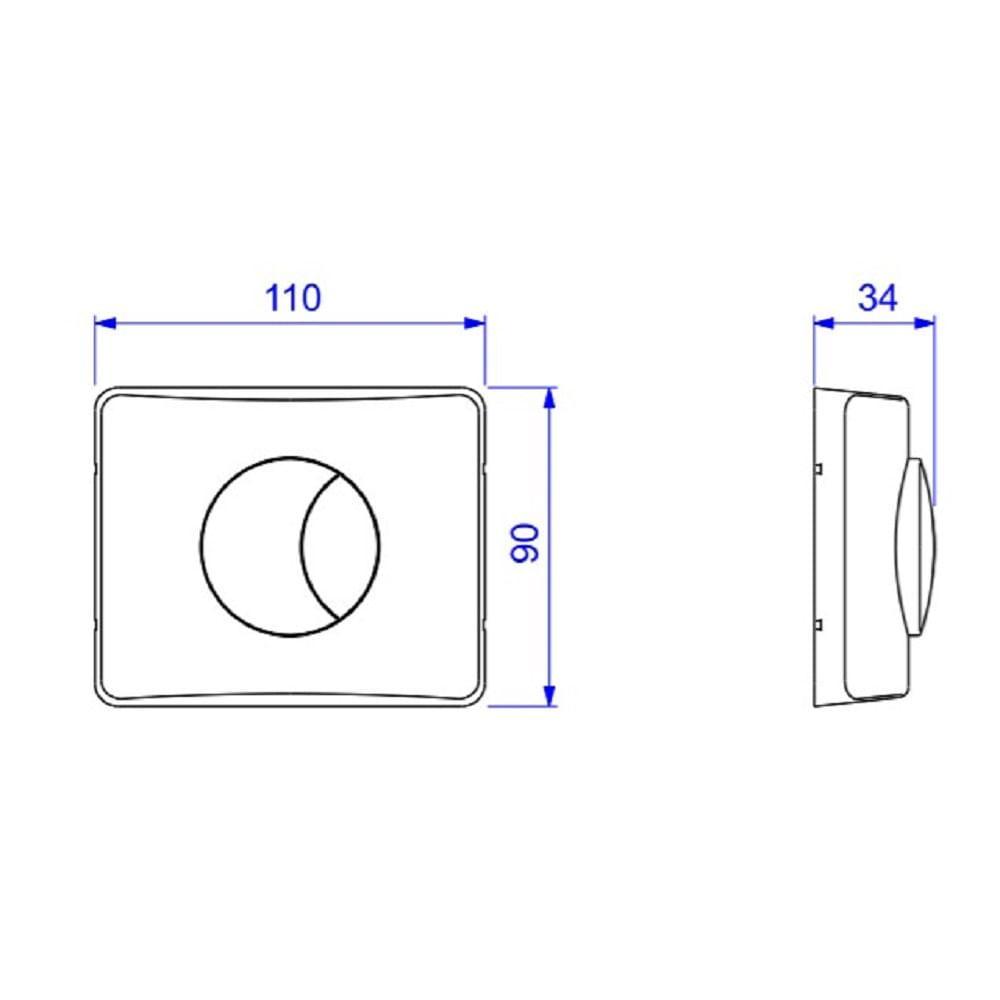 Valvula De Descarga Deca Hydra Duo 1 1/2 Cromada 2545.c.112 - 2