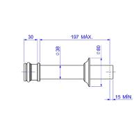 Tubo De Ligacao Deca Para Bacia Black Matte 1968.bl.mt - 2