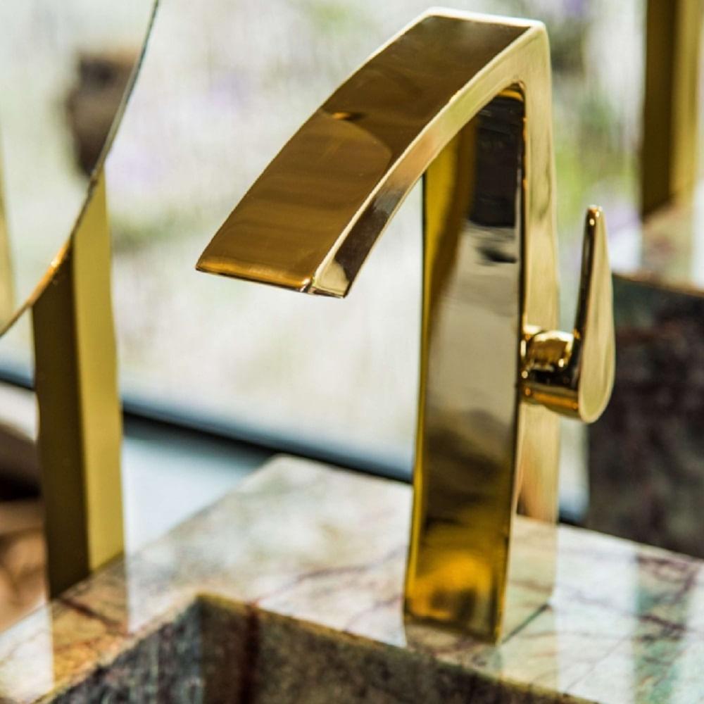 Torneira Misturador Monocomando Lexxa Gold Lx7702g - 3