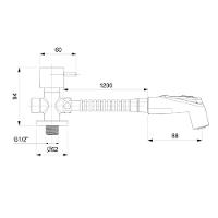 Ducha Higienica C/ Deriv Celite Basic Preto Matte B5062c7r0b - 4