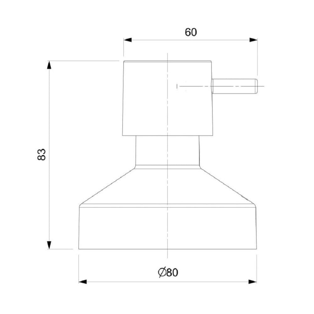 Acabamento B. Deca 1.1/4 Celite Basic Preto Matte B5060c7r0b - 4