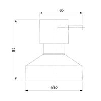 Acabamento B. Deca 1.1/4 Celite Basic Preto Matte B5060c7r0b - 4