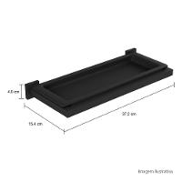 Prateleira Deca Quadratta Black Matte 2030.bl83.mt - 2