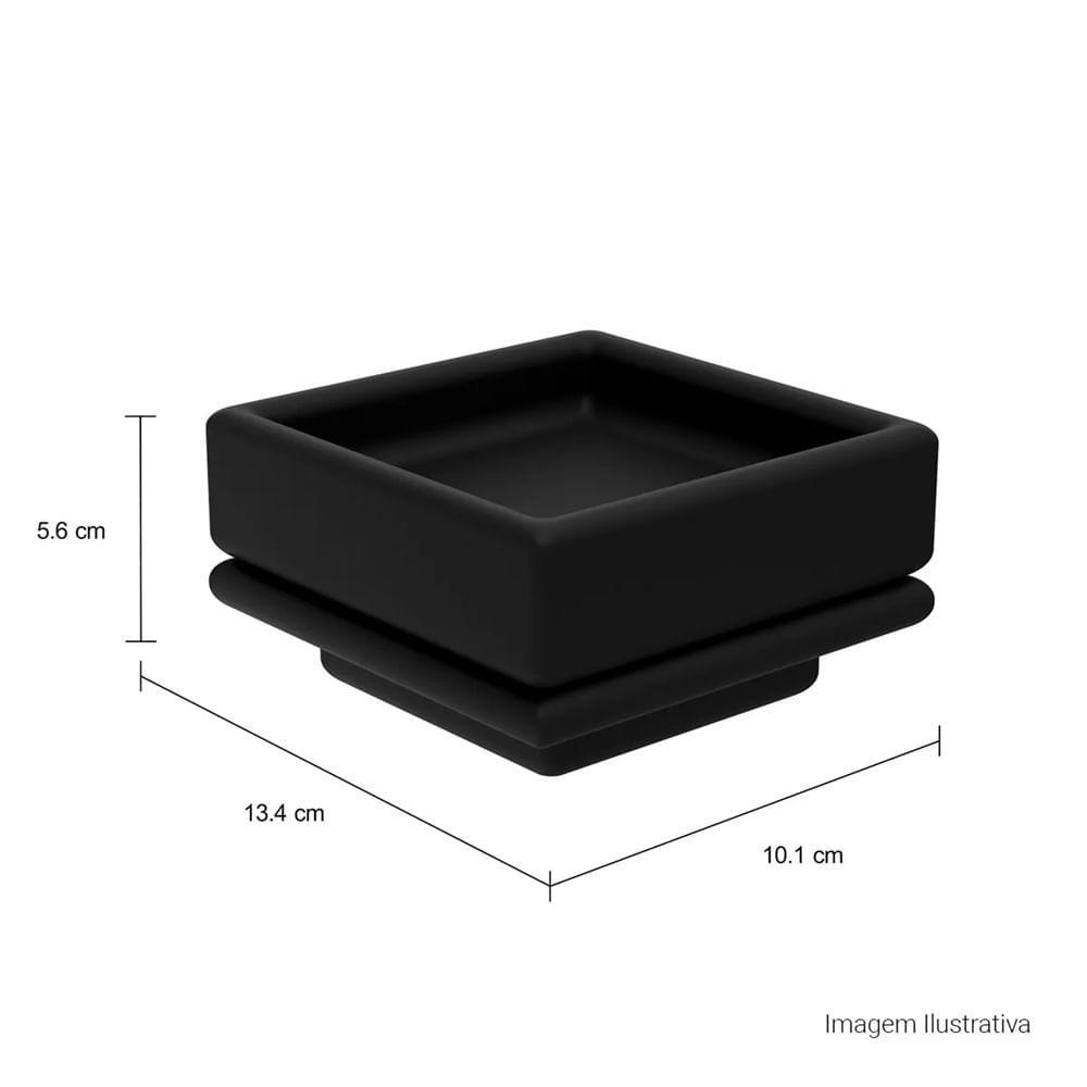 Saboneteira Deca C/Louça Slim Black Mt 2011.bl.slim.mt - 2