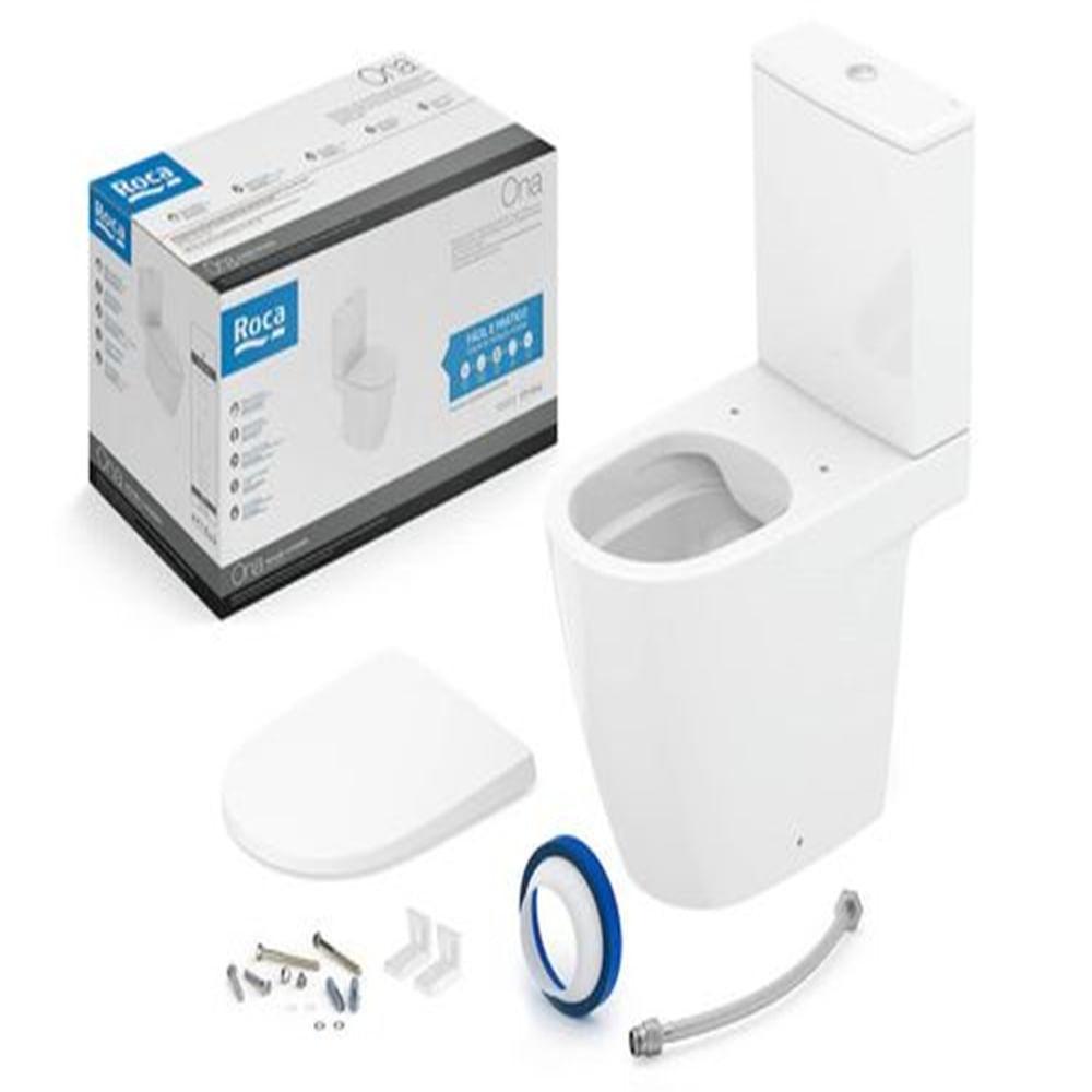 Kit Bacia Sanit Roca C/Caixa Acop Ass Term Ona Br C301723001 - 2