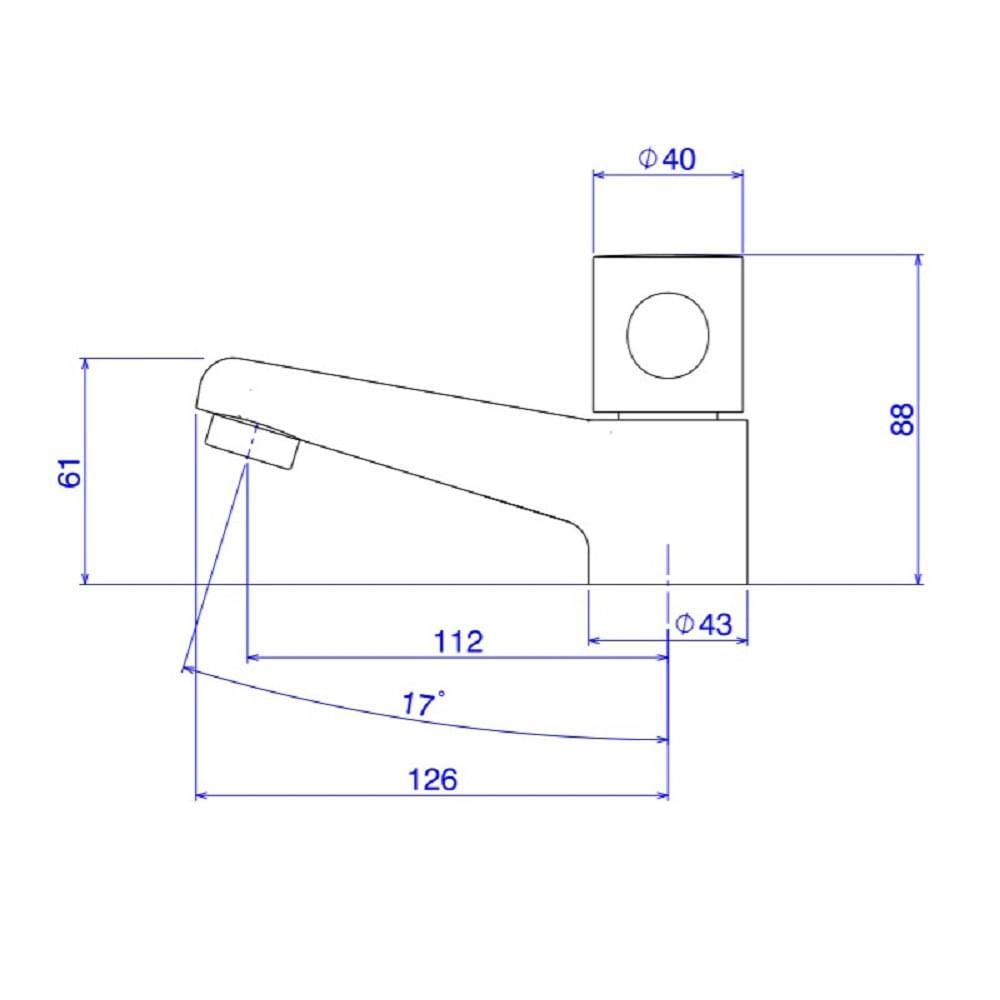Torneira Lavatorio Deca Aspen Mesa Bica Baixa Cr 1198.c35 - 2
