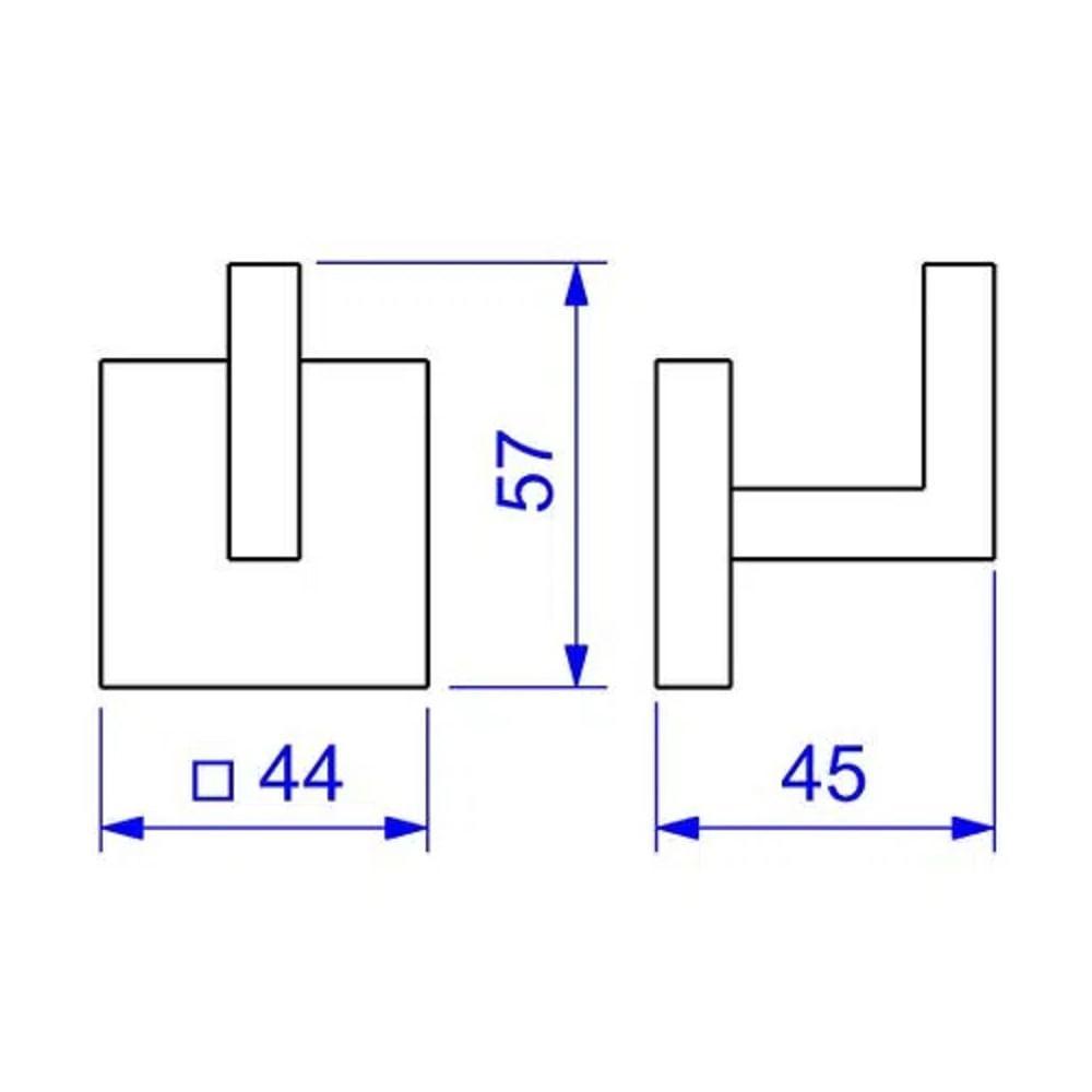 Cabide Banheiro Deca Clean Red Gold 2060.gl.cln.rd - 4