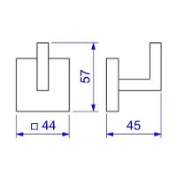 Cabide Banheiro Deca Clean Red Gold 2060.gl.cln.rd - 4