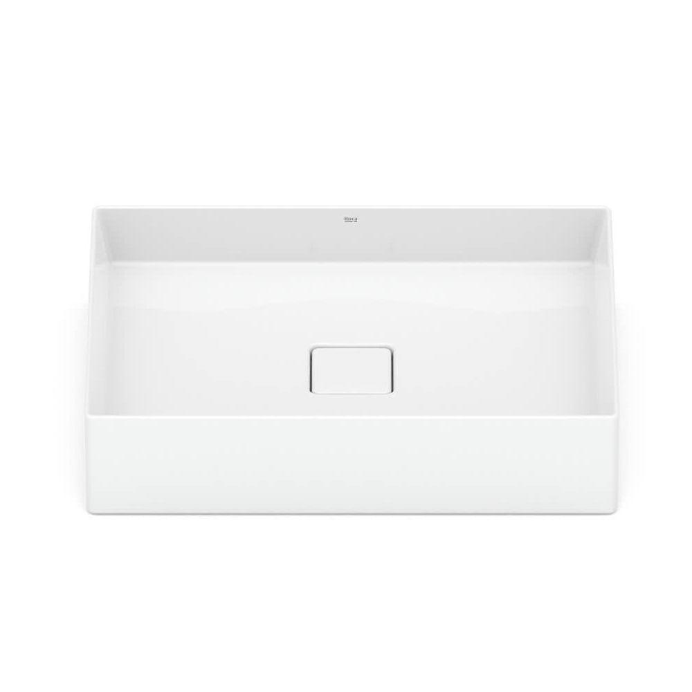 Cuba De Apoio S Mesa 51x36cm Roca T6 Terra Branco A32787z000 - 2