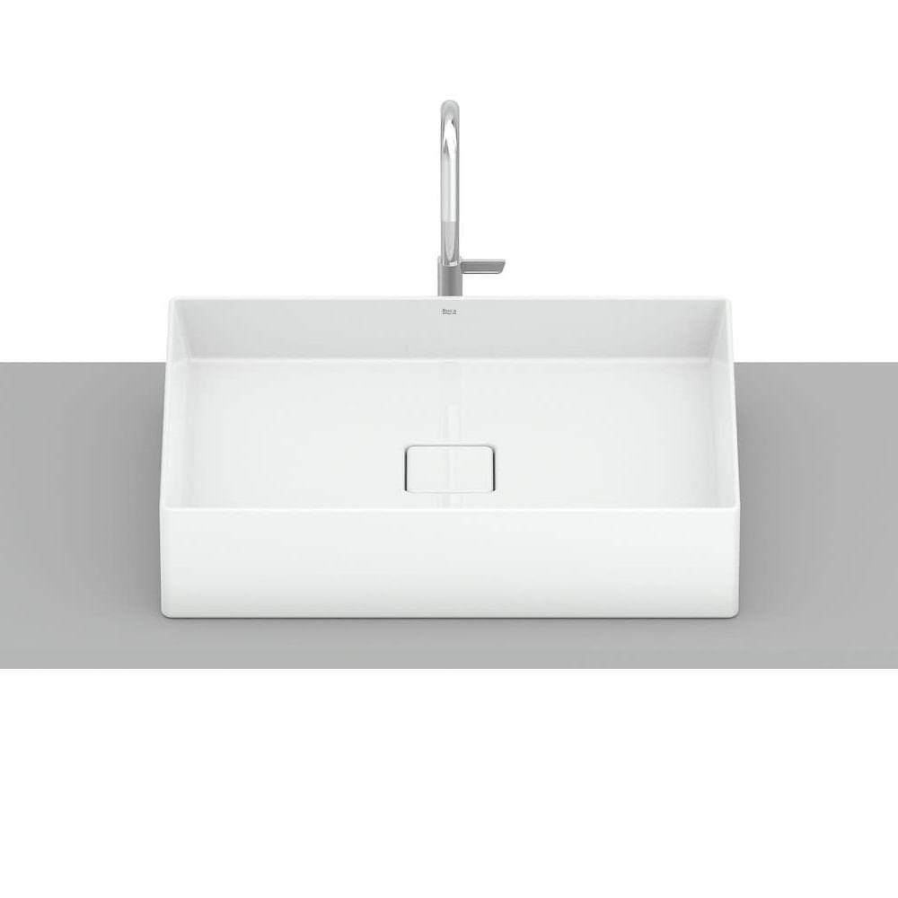 Cuba De Apoio S Mesa 51x36cm Roca T6 Terra Branco A32787z000 - 5