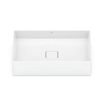 Cuba De Apoio S Mesa 51x36cm Roca T6 Terra Branco A32787z000 - 2