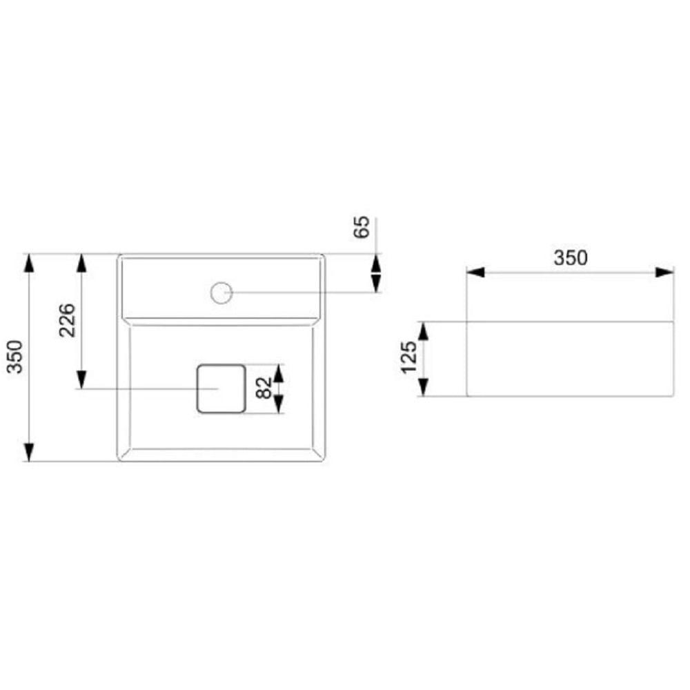 Cuba De Apoio 35cm Quadrada Roca T8 Terra Bege A32787w650 - 6