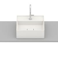 Cuba De Apoio 35cm Quadrada Roca T8 Terra Bege A32787w650 - 5