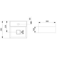 Cuba De Apoio 35cm Quadrada Roca T8 Terra Bege A32787w650 - 6
