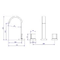 Torneira Misturador Lavatorio Deca Polo Mesa B Alta 1877.c33 - 2