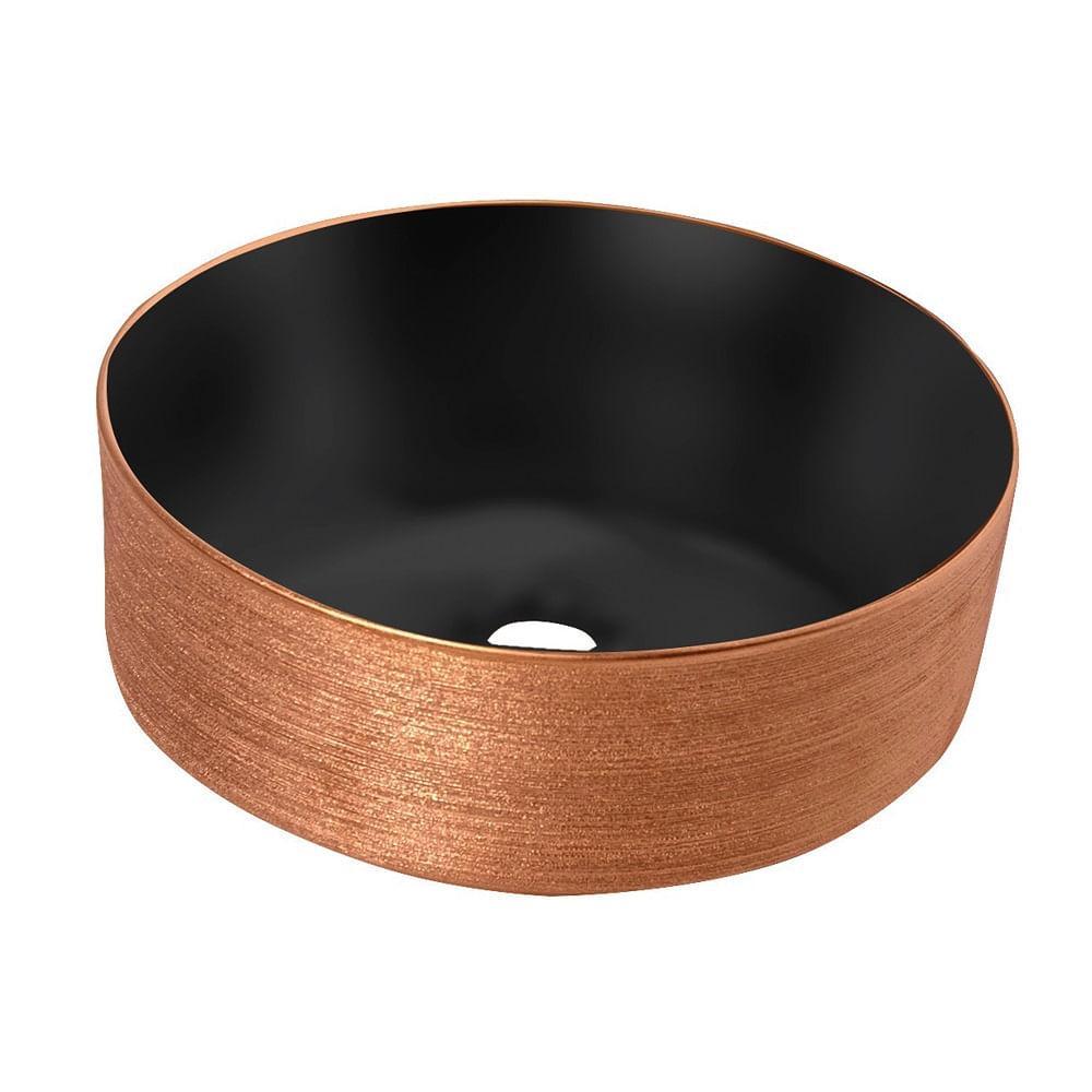 Cuba De Apoio Lexxa 36x36 Redonda Black Rose Gold Lx524brg - 2