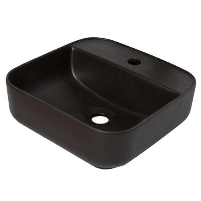 Cuba De Apoio Lexxa 39x39 Quadrada Com Mesa Black Lx423b