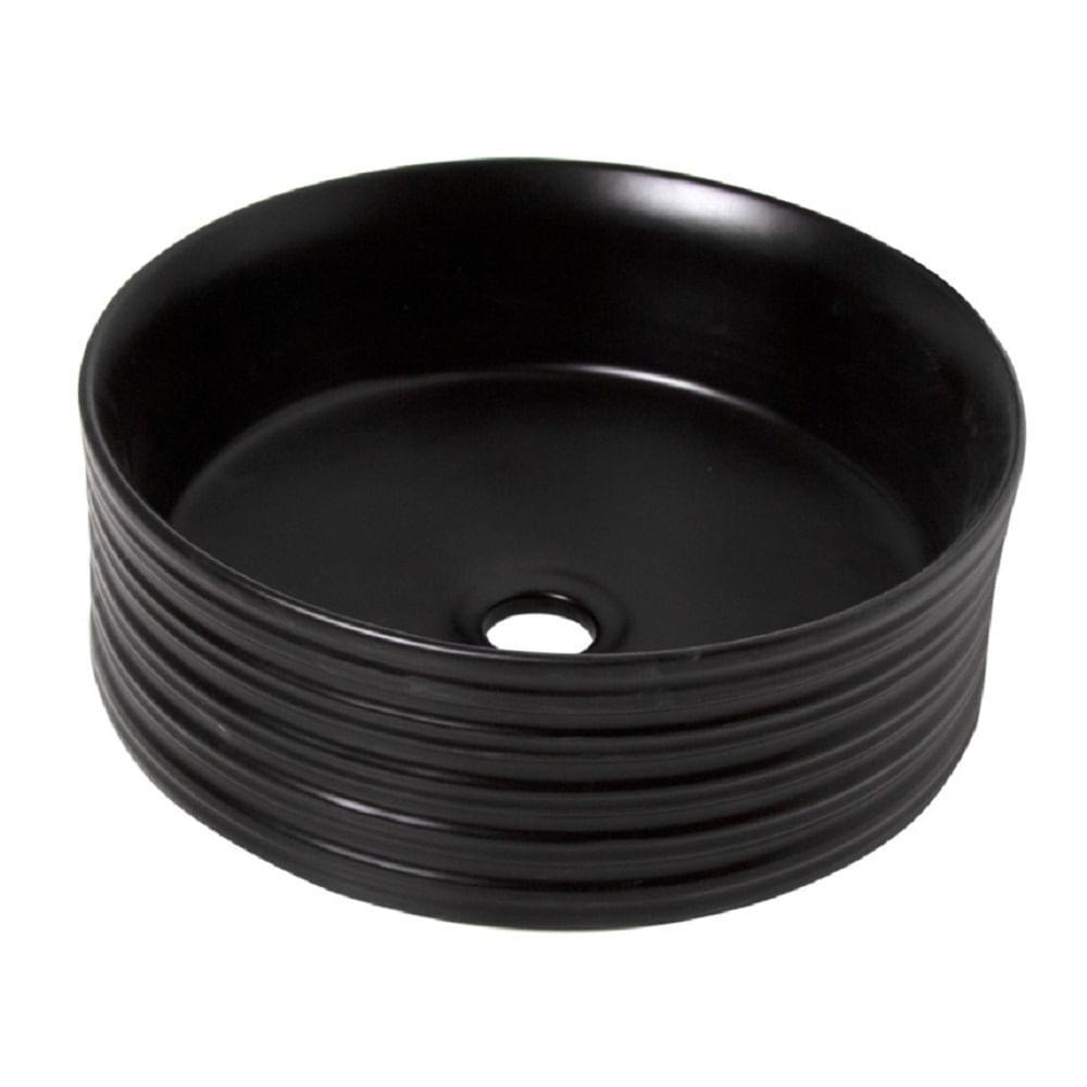 Cuba Redonda Lexxa Black Fosco 38,5 x 38,5 x 13,5 Lx522b - 4