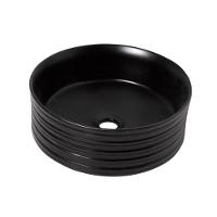 Cuba Redonda Lexxa Black Fosco 38,5 x 38,5 x 13,5 Lx522b - 1