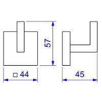Cabide Banheiro Deca Clean 2060.C.CLN - 2