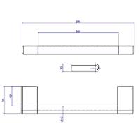 Porta Toalha De Rosto Deca You Black Matte 2050.bl104.mt - 2