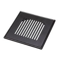 Grelha C/ Base Invinox 15 X15 Listras Black Matte 5006/1.bm.c - 2