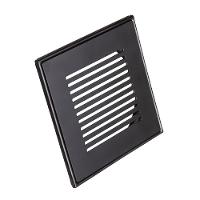 Grelha C/ Base Invinox 15 X15 Listras Black Matte 5006/1.bm.c - 3