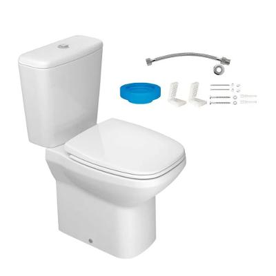 Kit Vaso Sanitario C/ Caixa Acoplada E Acessorios Deca Flex