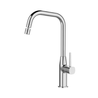 Monocomando Dax P/Coz De Mesa BM Redondo Tera Aço Escovado Dax-2246-tr-st