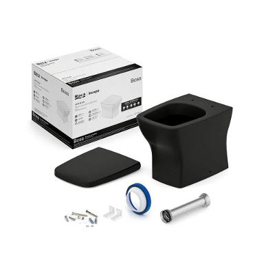 Kit Incepa Boss Bacia Convencional Matte Black 1897270080108