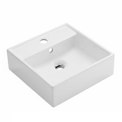 Cuba De Apoio 41x41 Com Mesa Dax Itapema Branca Brilhante Dax-0032-it-wh