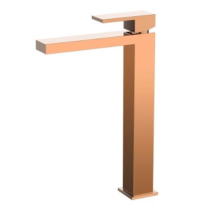 Torneira Monocomando Lavatorio Bica Alta Dax Havel Rose Gold Dax-2885-hv-rg