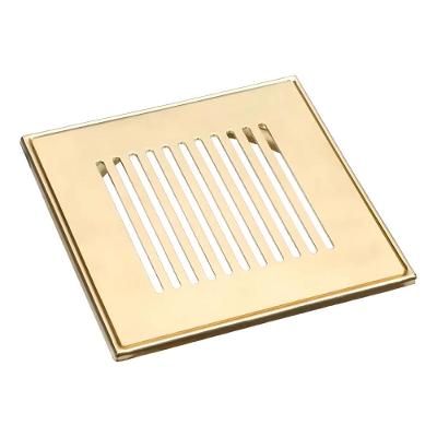 Ralo Grelha Com Base Invinox 10X10 Listras Gold 4006/1.G.C