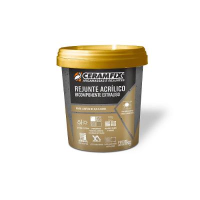 Rejunte Acrilico Bicomponente Ceramfix 1kg Palha 603883