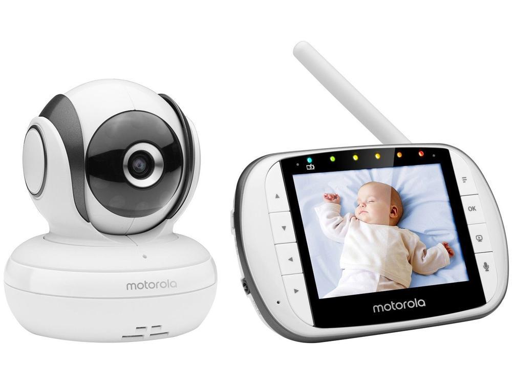 Babá Eletrônica Motorola MBP36S Tela 3,5” Monitoramento da Temperatura Ambiente Rotação - 5