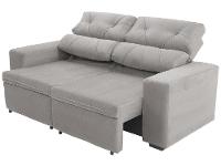 Conjunto de Sofás 2 e 3 Lugares Retrátil e - 9