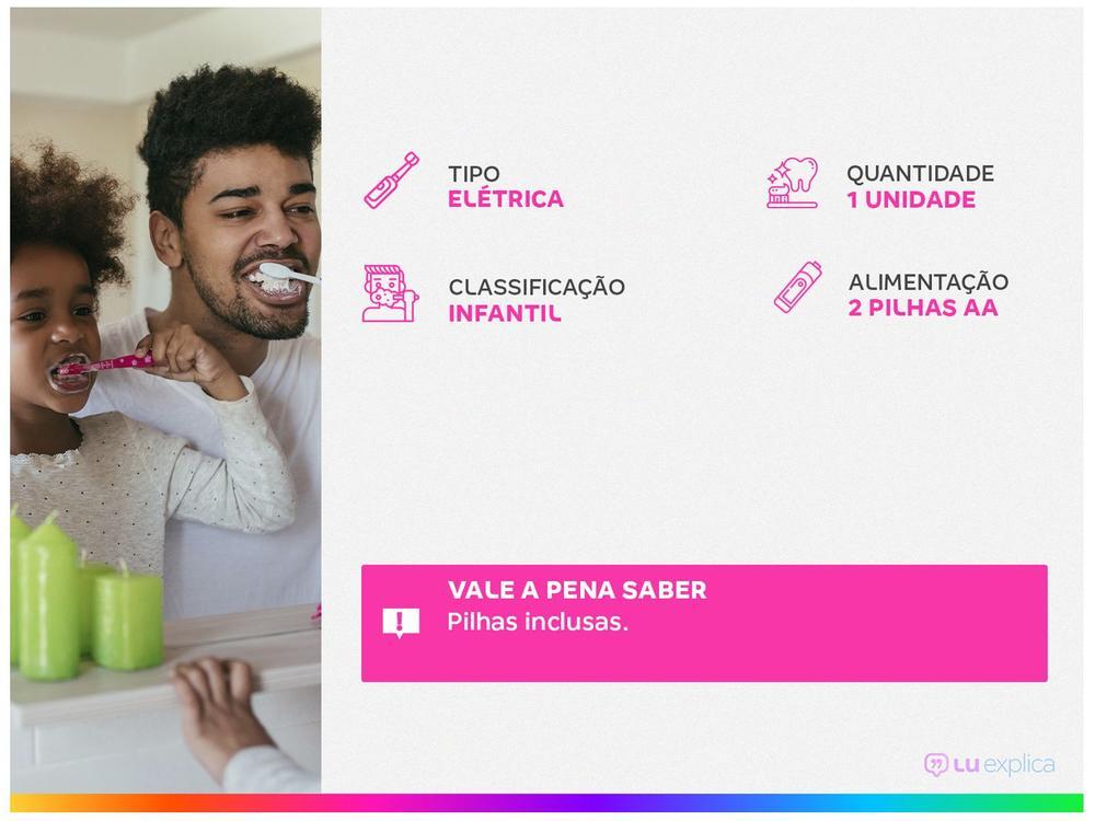 Escova Dental A Pilhas Infantil Elétrica Oral-B Disney Princess 1 Unidade - 11