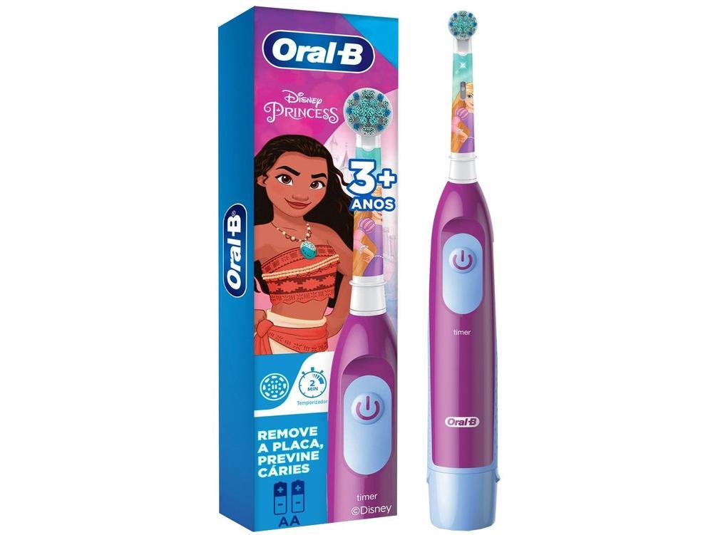 Escova Dental A Pilhas Infantil Elétrica Oral-B Disney Princess 1 Unidade - 1
