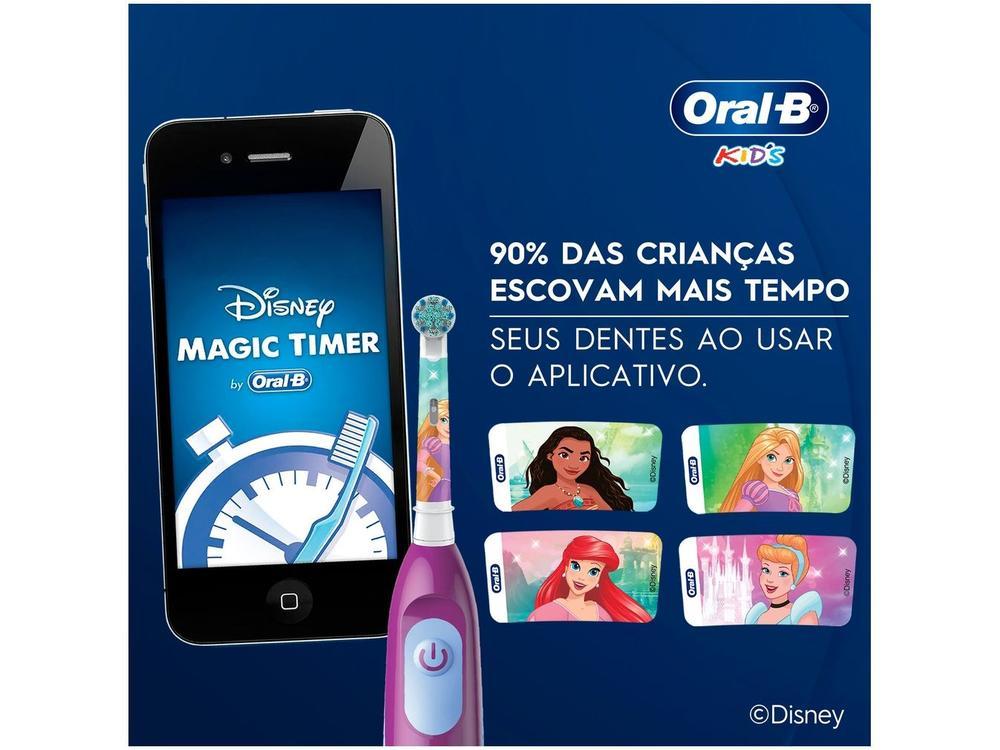 Escova Dental A Pilhas Infantil Elétrica Oral-B Disney Princess 1 Unidade - 6