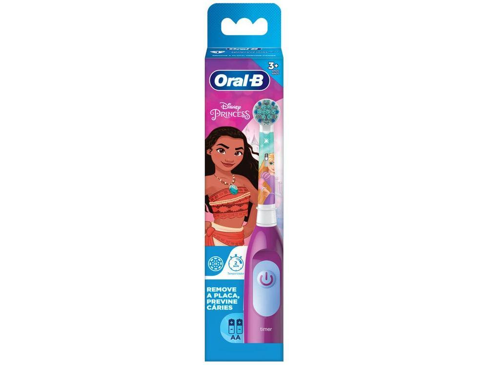 Escova Dental A Pilhas Infantil Elétrica Oral-B Disney Princess 1 Unidade - 9