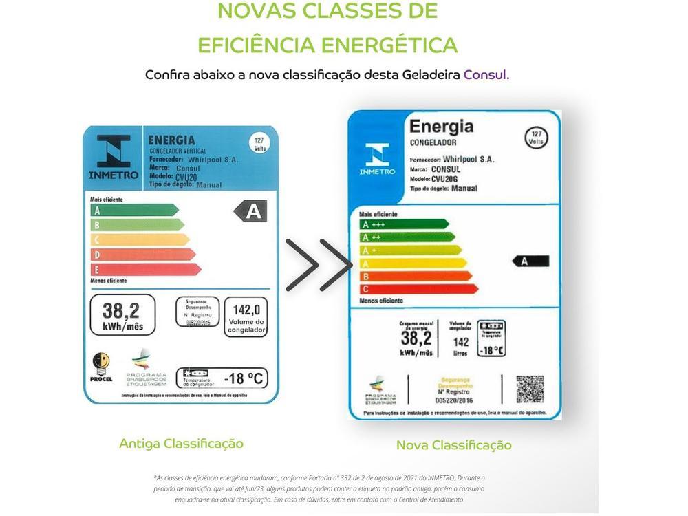 Freezer Vertical Consul 1 Porta 142L CVU20GB - 5