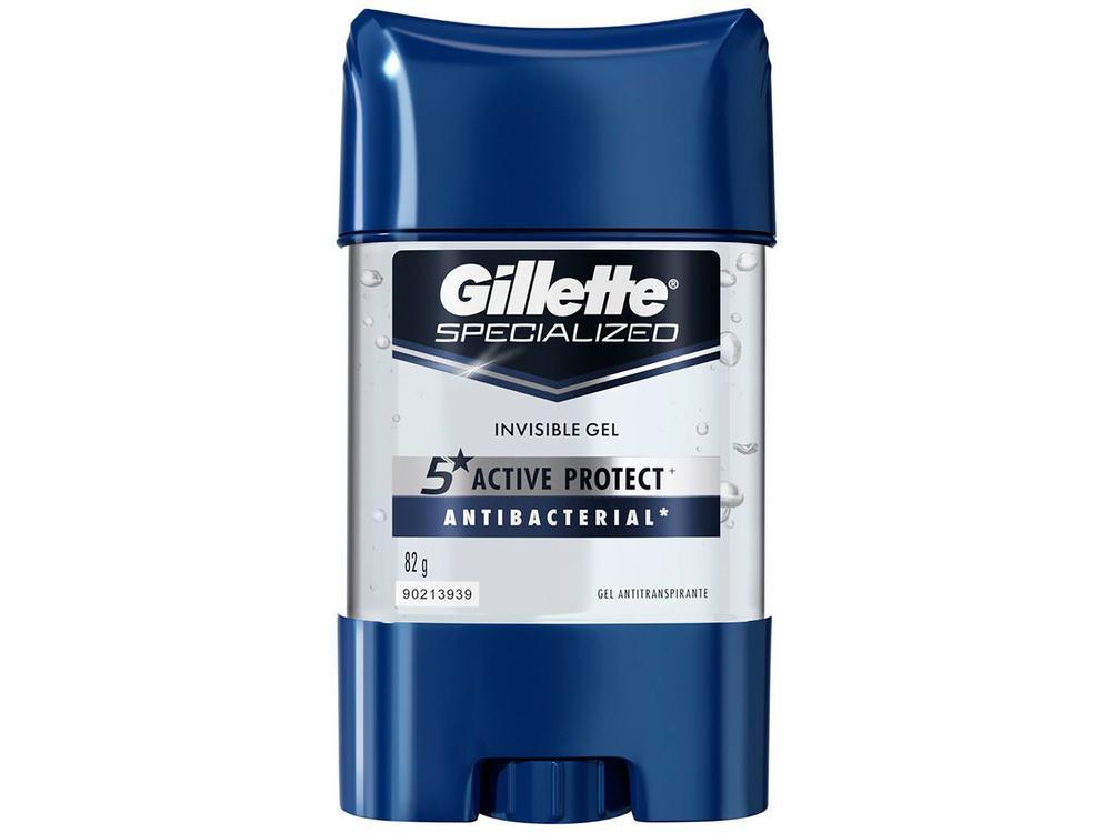 Desodorante Gillette Gel Antitranspirante Masculino Antibacterial Gel 82g - 18