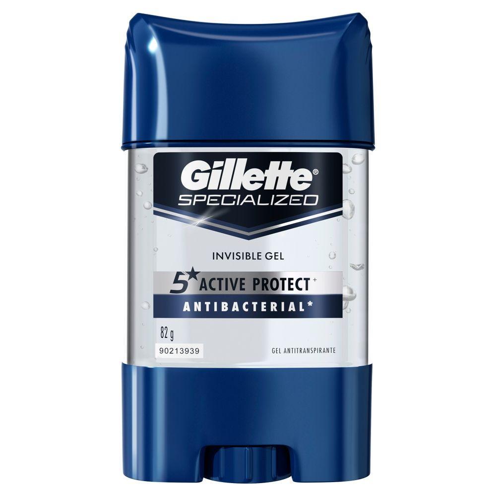 Desodorante Gillette Gel Antitranspirante Masculino Antibacterial Gel 82g - 9