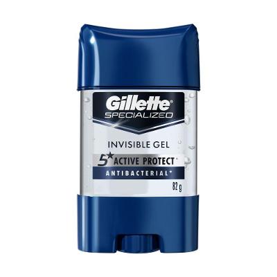 Desodorante Gillette Gel Antitranspirante Masculino Antibacterial Gel 82g