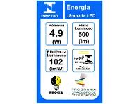 Lâmpada de LED Elgin Branca E27 4,9W 6500K - 5