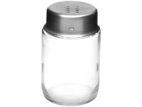 Galheteiro Vidro Forma Inox 5 Peças com Suporte