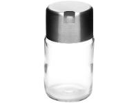 Galheteiro Vidro Forma Inox 5 Peças com Suporte - 5