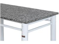 Mesa de Jantar 4 Cadeiras Retangular Aço Tampo Granito Poeme Ciplafe - 8