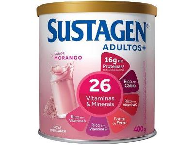 Complemento Alimentar Sustagen Adultos+ Morango
